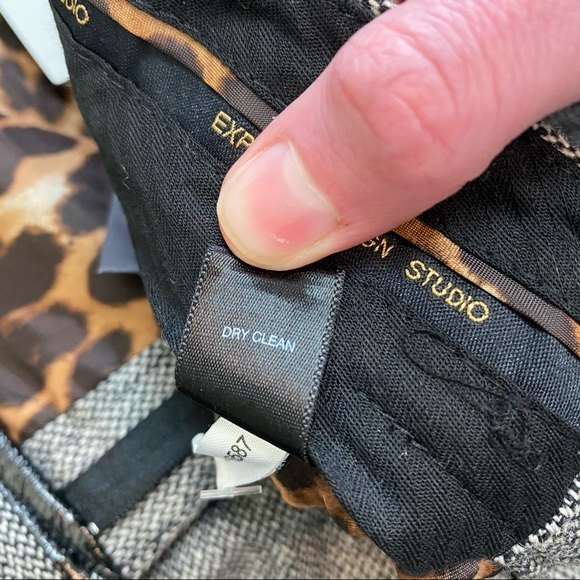 Express Flare Leg Tweed Editor Pants NWT - Picture 13 of 13